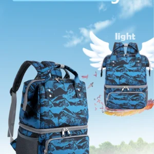 Thermal Diaper Storage Bag With Breast Milk Cooler Pump