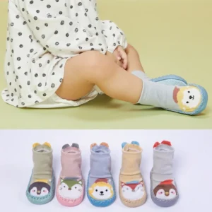 Cartoon Animal Thick Warm Anti-Slip Socks Slippers