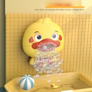Cute Duck Shape Electric Music With 12 Songs Bath Bubble Maker