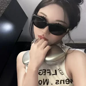 Retro Style Small Oval Mirror Sunglasses