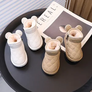 Soft Sole Non Slip Plush Kids Cotton Boot