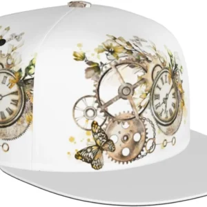 Funny Steam Punk Baseball Cap with Adjustable Strap