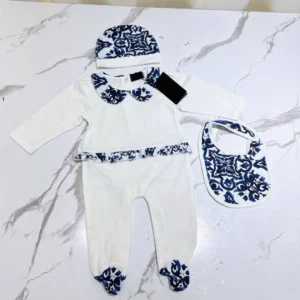 Pure cotton playsuit footed high end baby romper jumpsuit