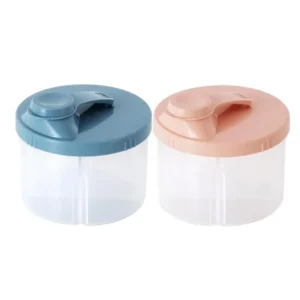 Baby Food Storage Box Portable Milk Powder Dispenser With Lid
