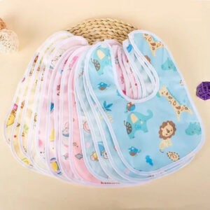 1Pc Cotton Waterproof Baby Bib