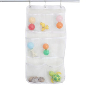 8 Grids Hangable Bathroom Toy Holder For Easy Access And Sorting