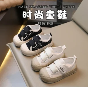 Soft Sole Breathable Solid Color Canvas Flat Shoes