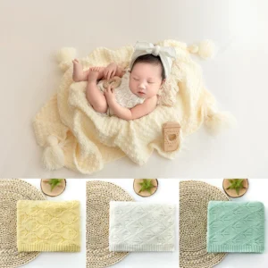 Infant Knitted Wool Blanket