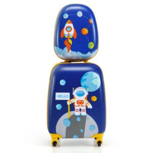 2PC Kids Carry On Luggage Set 12" x 16"