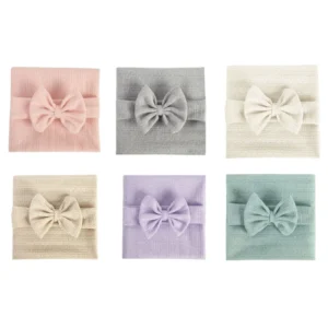 Newborn Bow Headband Wrapping Blanket