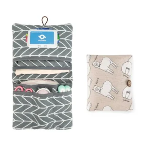 Soft Multi-functional Cartoon Pattern Diaper Storage Bag Organizer