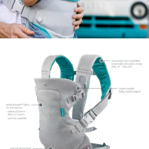 Advanced 4-in-1 Multifunctional Convertible And Washable Baby Carrier Strap