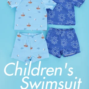 Happyflute Children Swimming Trunks And T-shirt