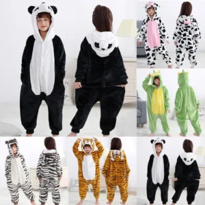 Baby Panda Hooded Warm Fleece Jumpsuit