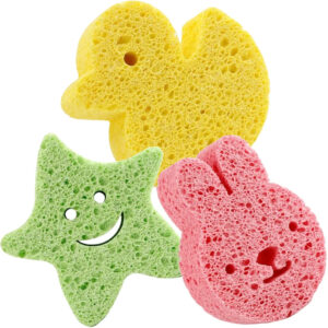3 Pcs Children's Bath Sponge for Bathing Newborn Body