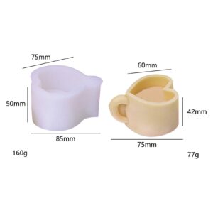 3D Heart-shaped Crafts Handmade Soap Mold